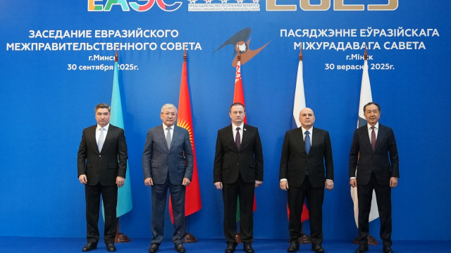 МинКаб Төрагасы Адылбек Касымалиев Минск шаарында Евразия өкмөттөр аралык кеңешинин тар курамдагы жыйынына катышты